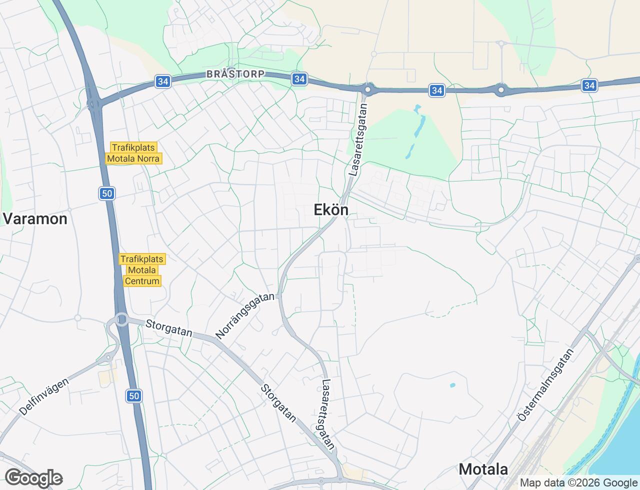 Karta över Ulaxgatan 71Z i 54 Motala