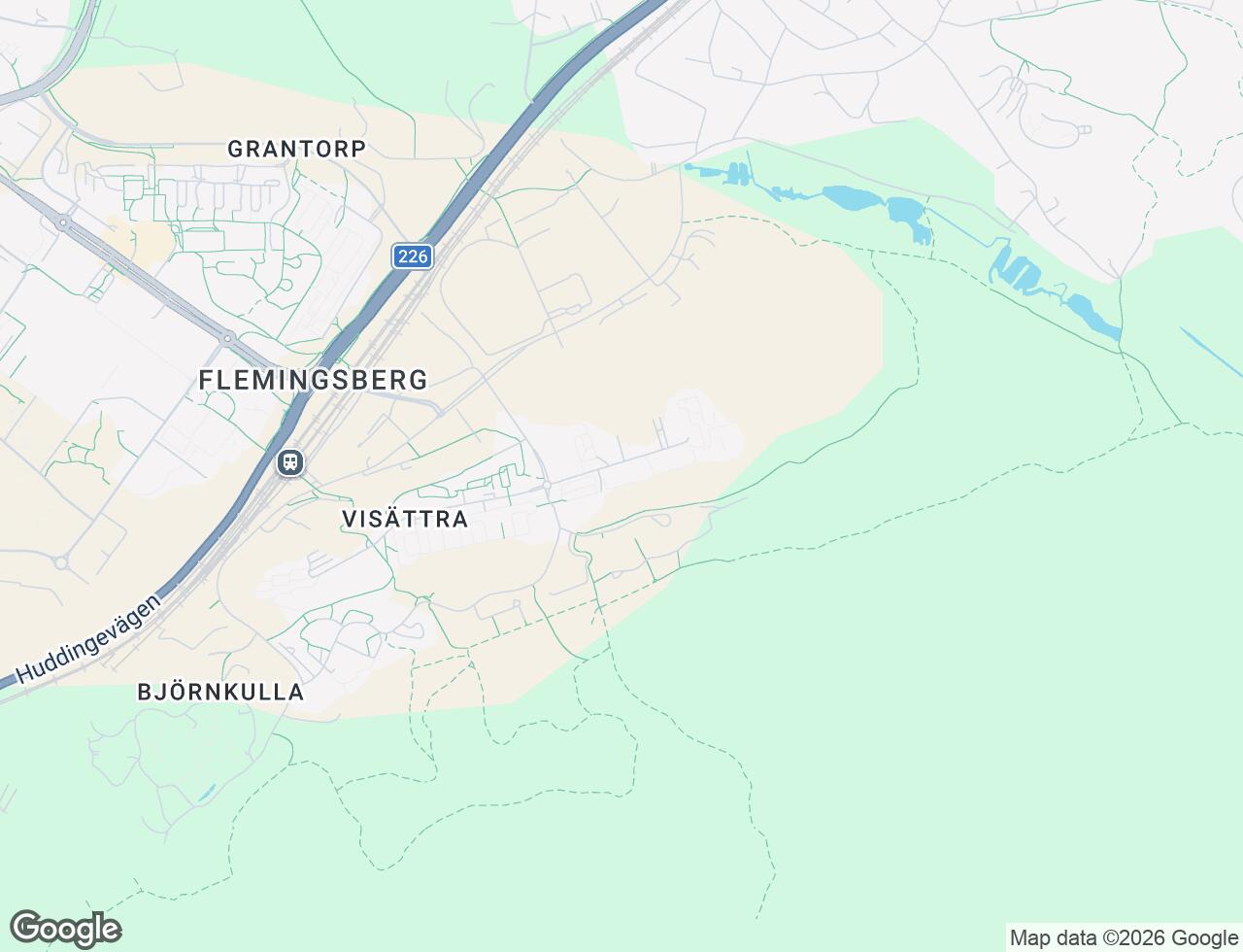Karta över Sågstuvägen 8 i 49 Huddinge