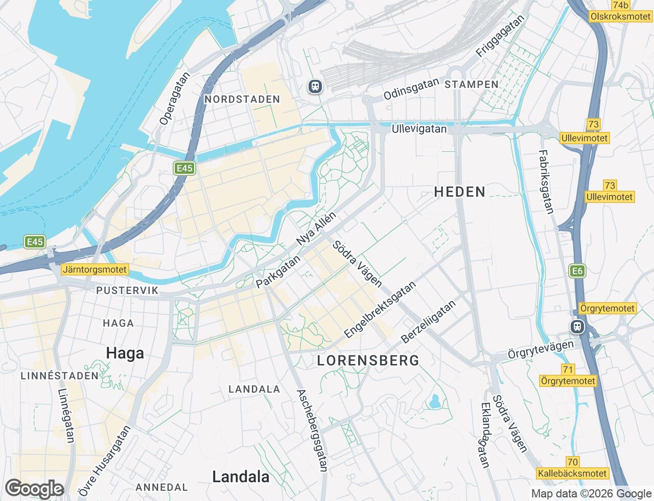 Karta över Storgatan 51 i 38 Göteborg