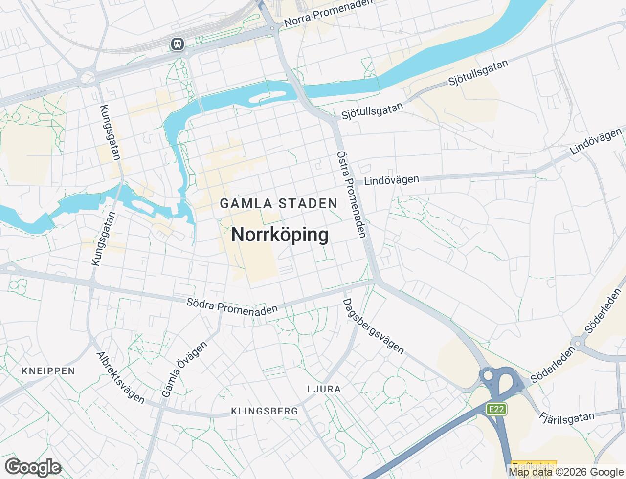 Karta över Sankt Persgatan 139E i 30 Norrköping