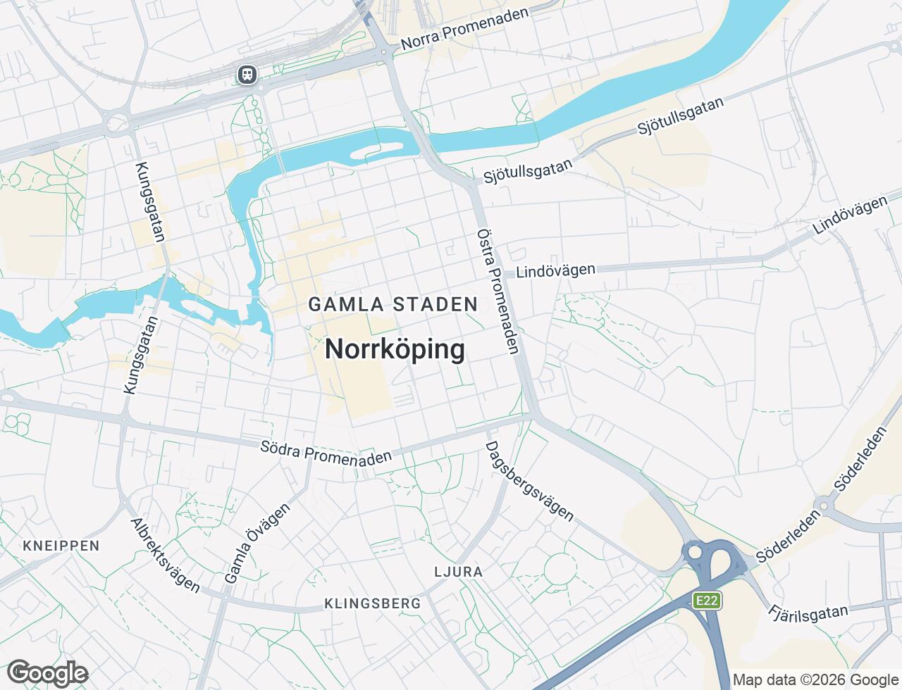 Karta över Sankt Persgatan 139I i 30 Norrköping