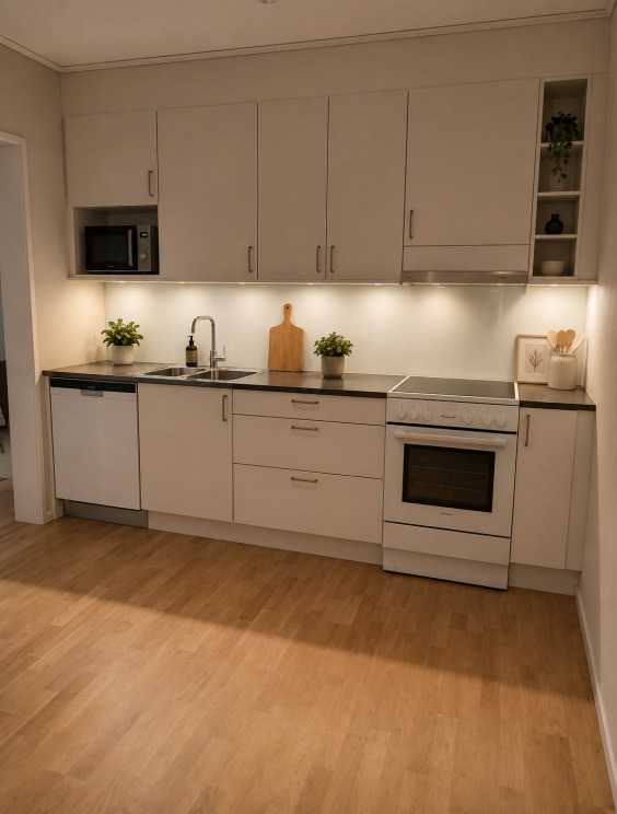 Lägenhet 2 rok på Fru Lovisas Gata 13