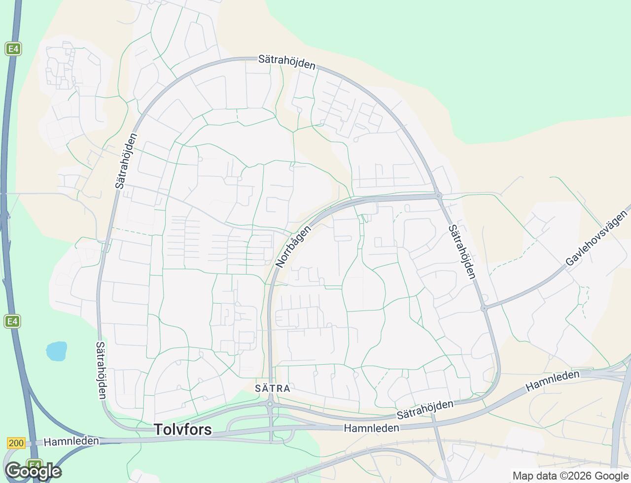 Karta över Norrbågen 28 i 31 Gävle