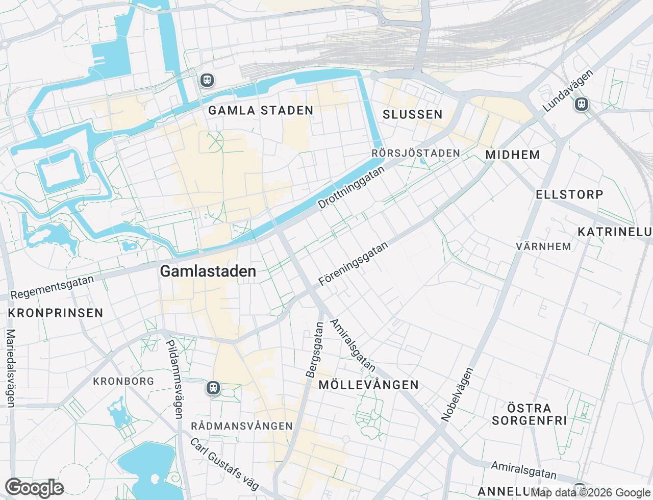 Karta över Löjtnantsgatan 4A i 50 Malmö