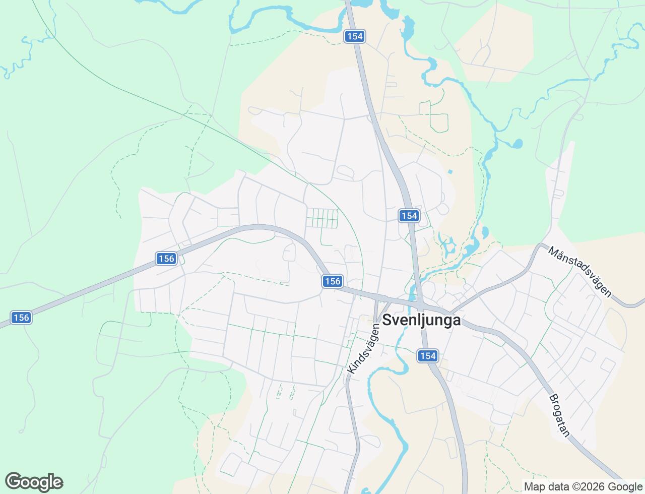 Karta över Lindgatan 4A i 52 Svenljunga