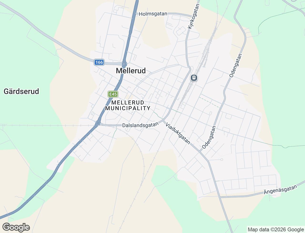 Karta över Kärragatan 23C i 31 Mellerud