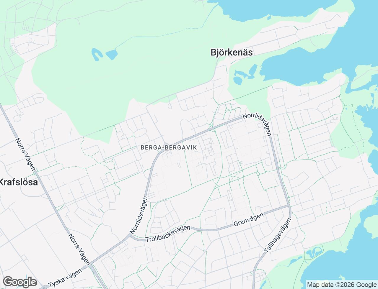 Karta över Två Systrars väg 4C i 57 Kalmar