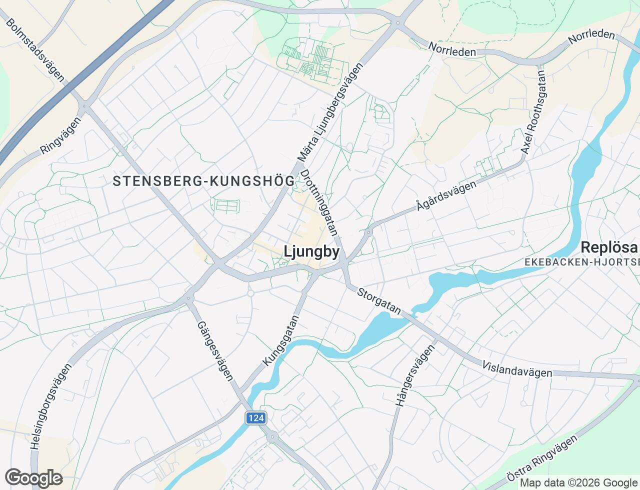 Karta över Föreningsgatan 4 i 43 Ljungby