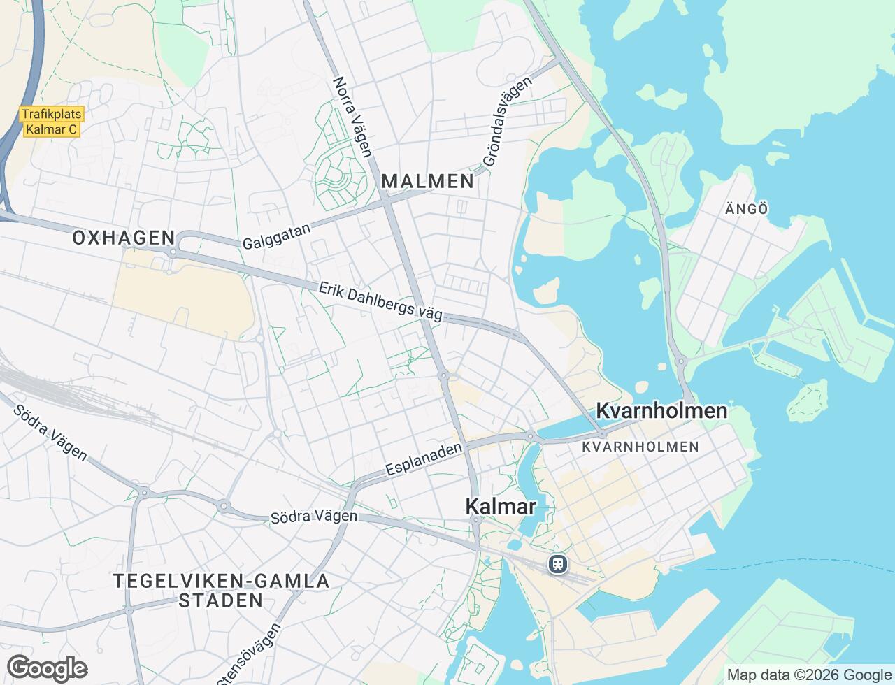 Karta över Lindölundsgatan 11 i 49 Kalmar