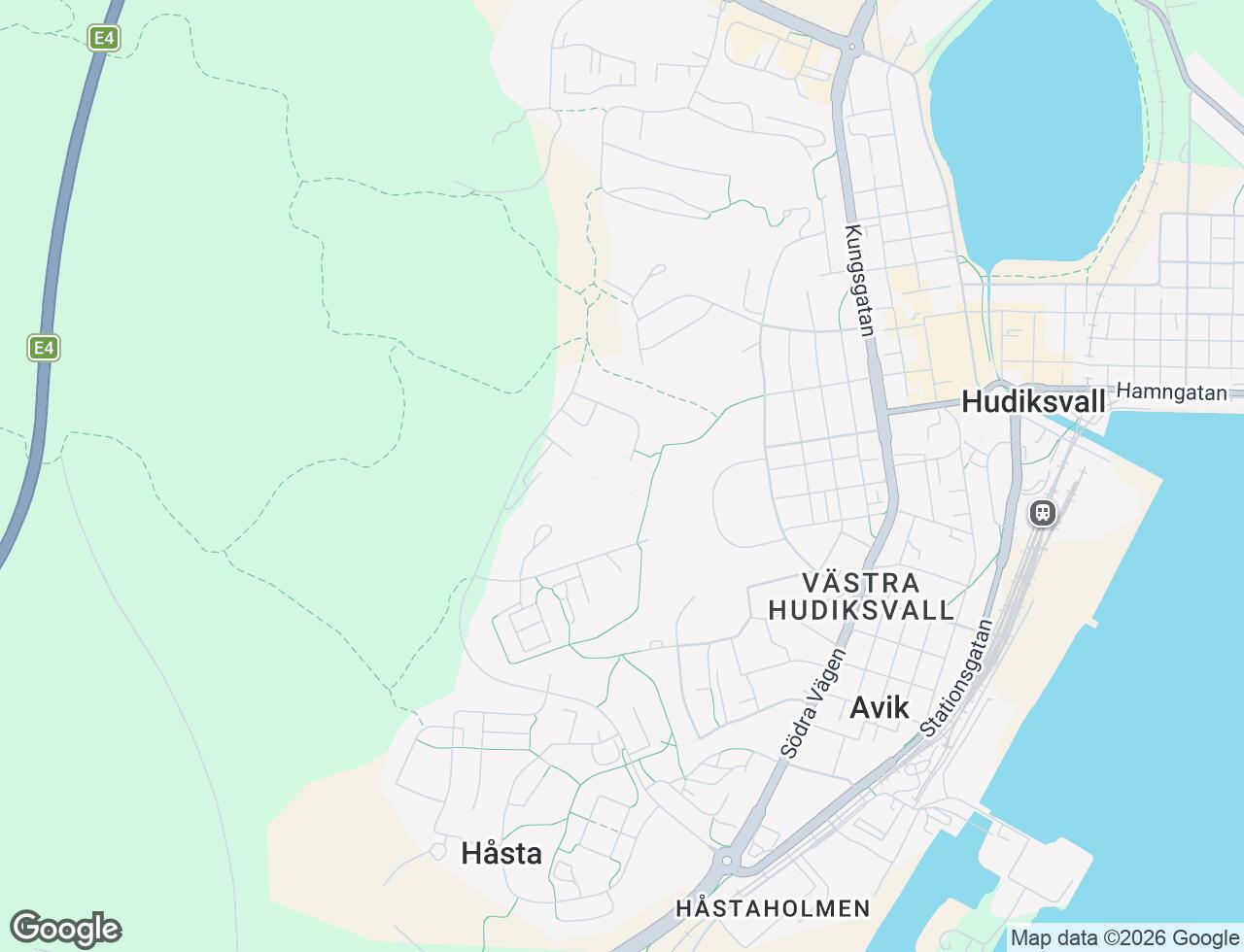 Karta över Namsosplan 12 i 39 Hudiksvall