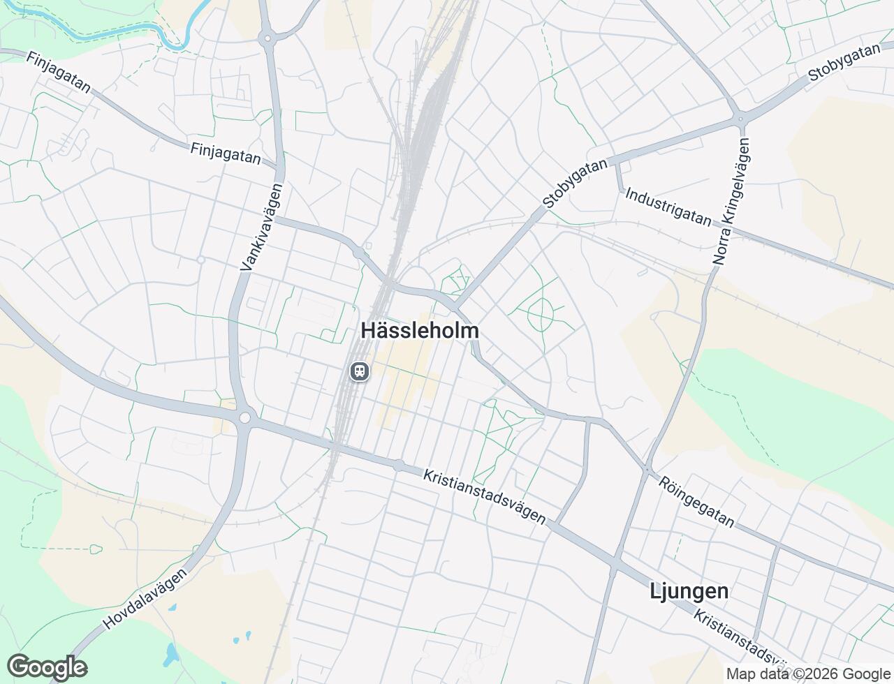 Karta över Vallgatan 2A i 30 Hässleholm
