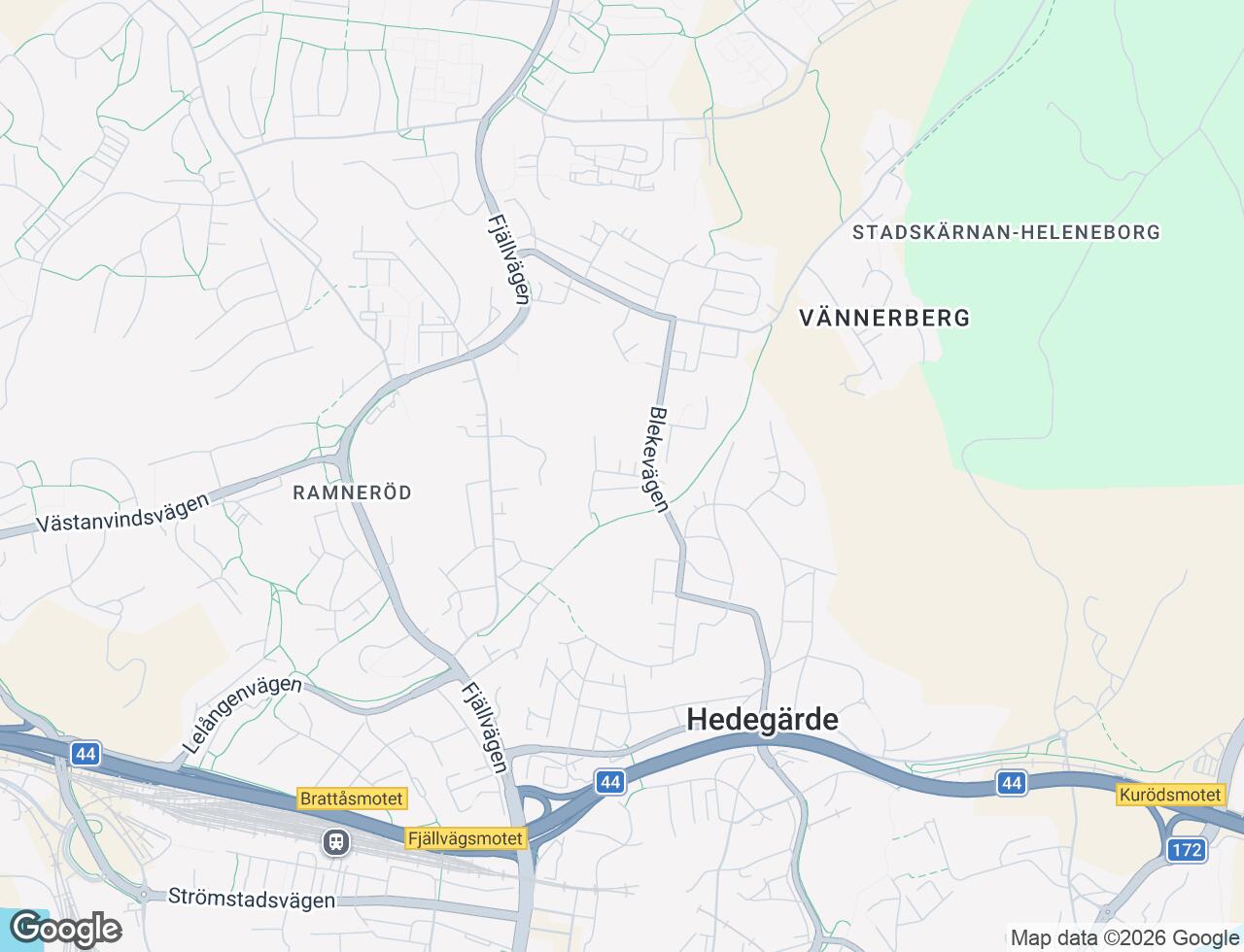 Karta över Jakobsbergsgatan 3A i 54 Uddevalla
