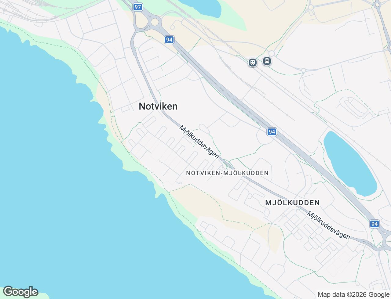 Karta över Tunastigen 32 i 44 Luleå