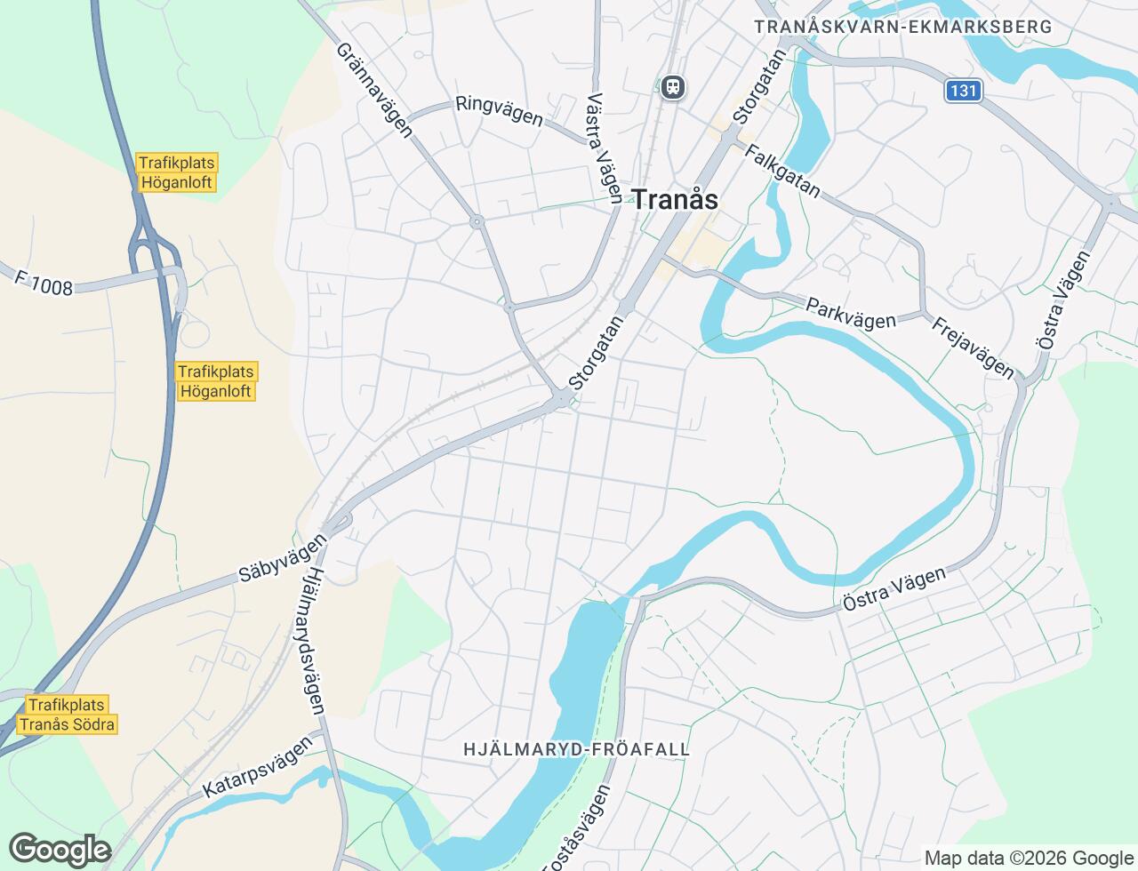 Karta över Sveagatan 4B i 39 Tranås