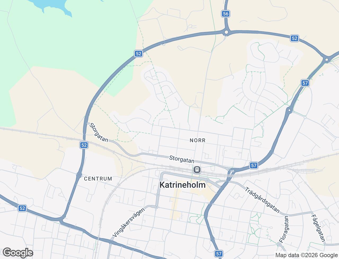 Karta över Stensättersgatan 16A i 46 Katrineholm