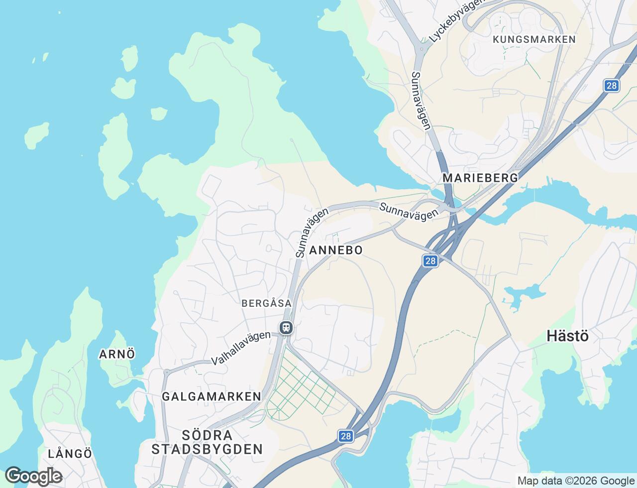 Karta över Gamla Infartsvägen 3B i 41 Karlskrona