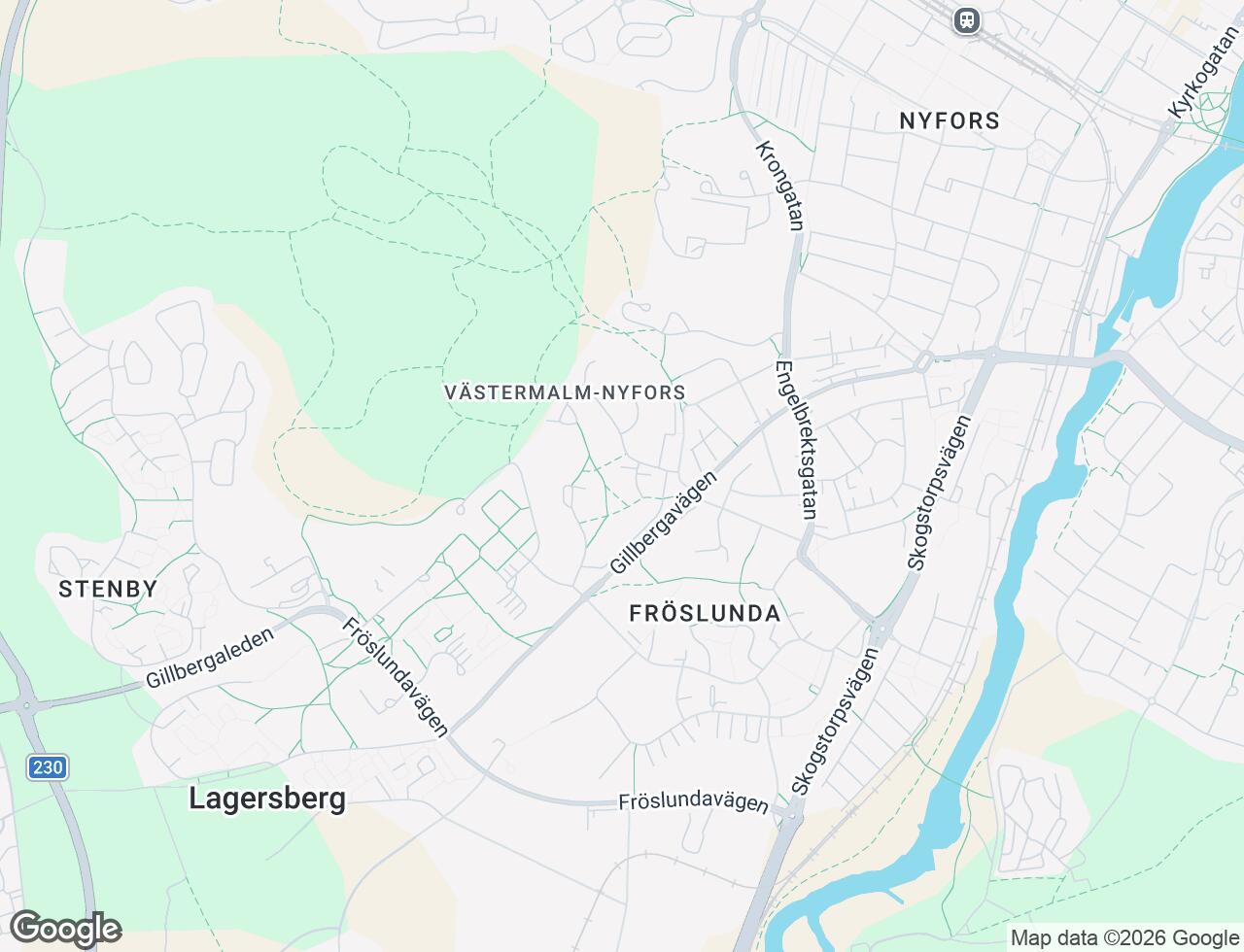 Karta över Esbjergsgatan 5 i 30 Eskilstuna