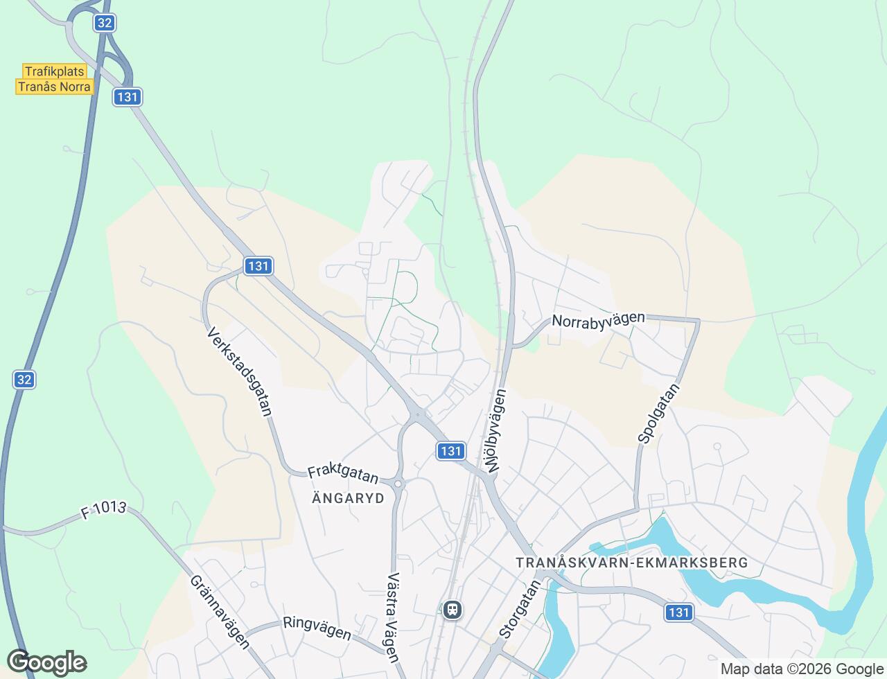 Karta över Beckhemsvägen 2A i 42 Tranås
