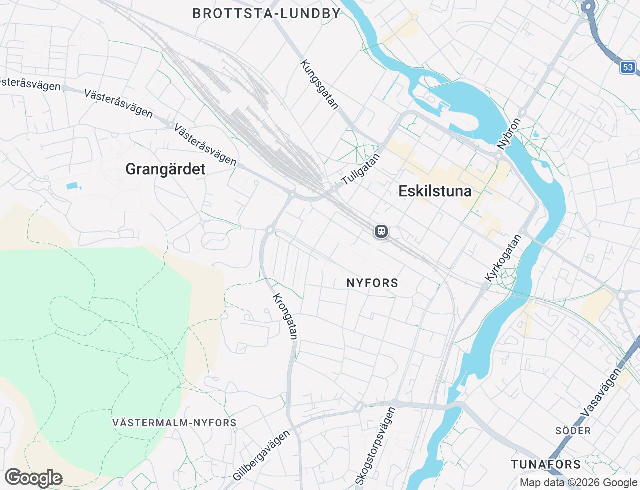 Karta över Sommarrogatan 5 i 26 Eskilstuna
