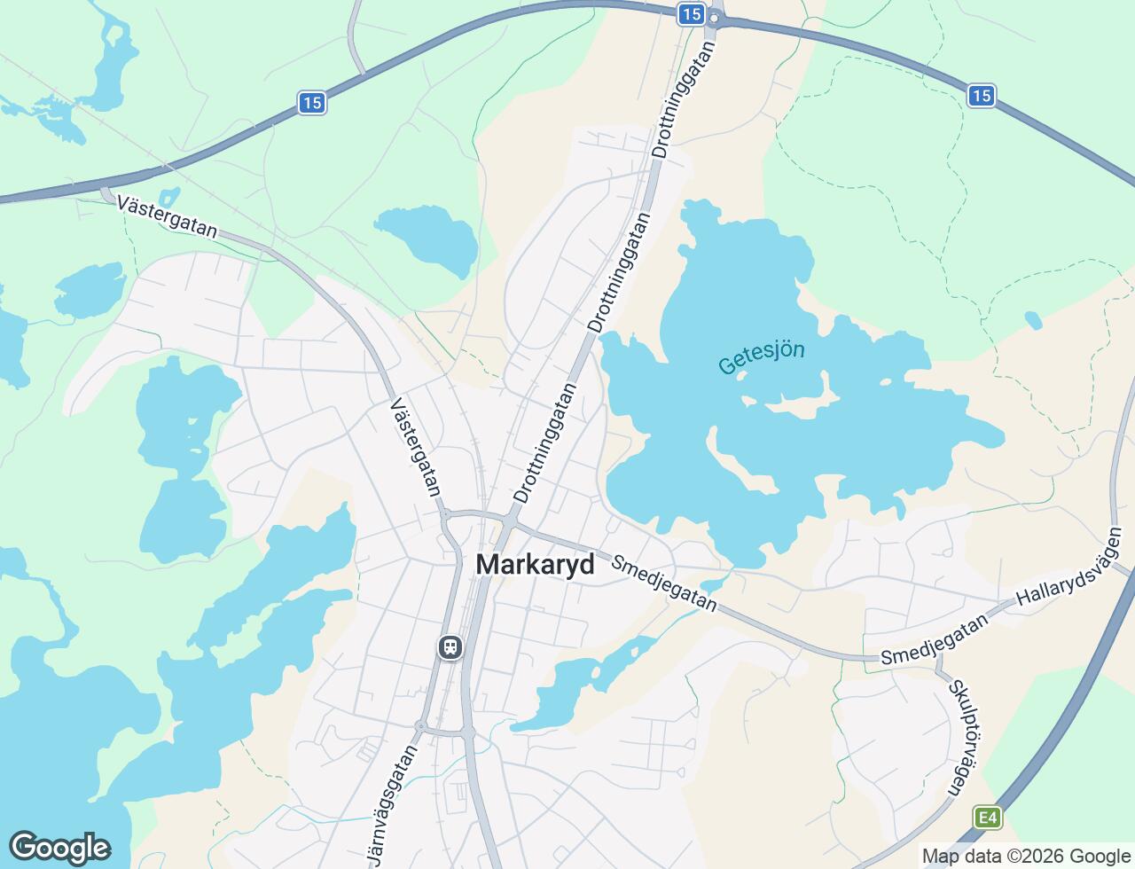 Karta över Kungsgatan 31C i 31 Markaryd