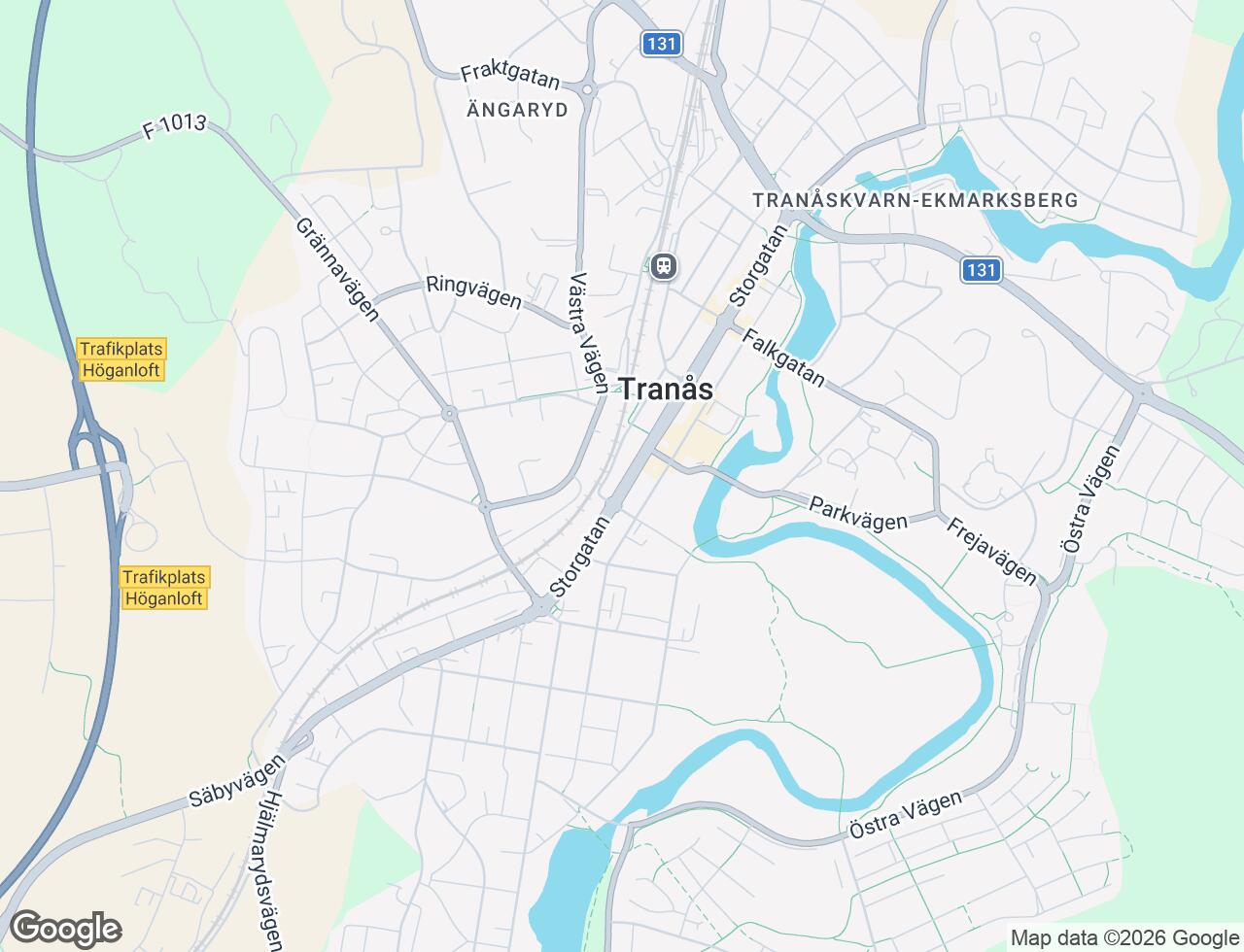 Karta över Storgatan 19A i 32 Tranås