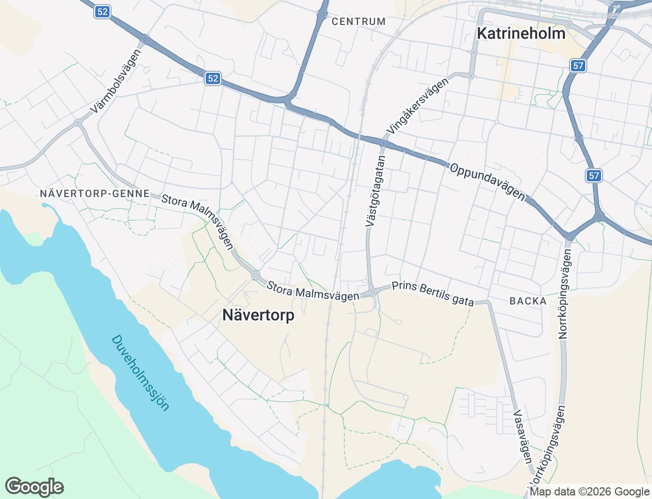 Karta över Blomstervägen 5A i 50 Katrineholm