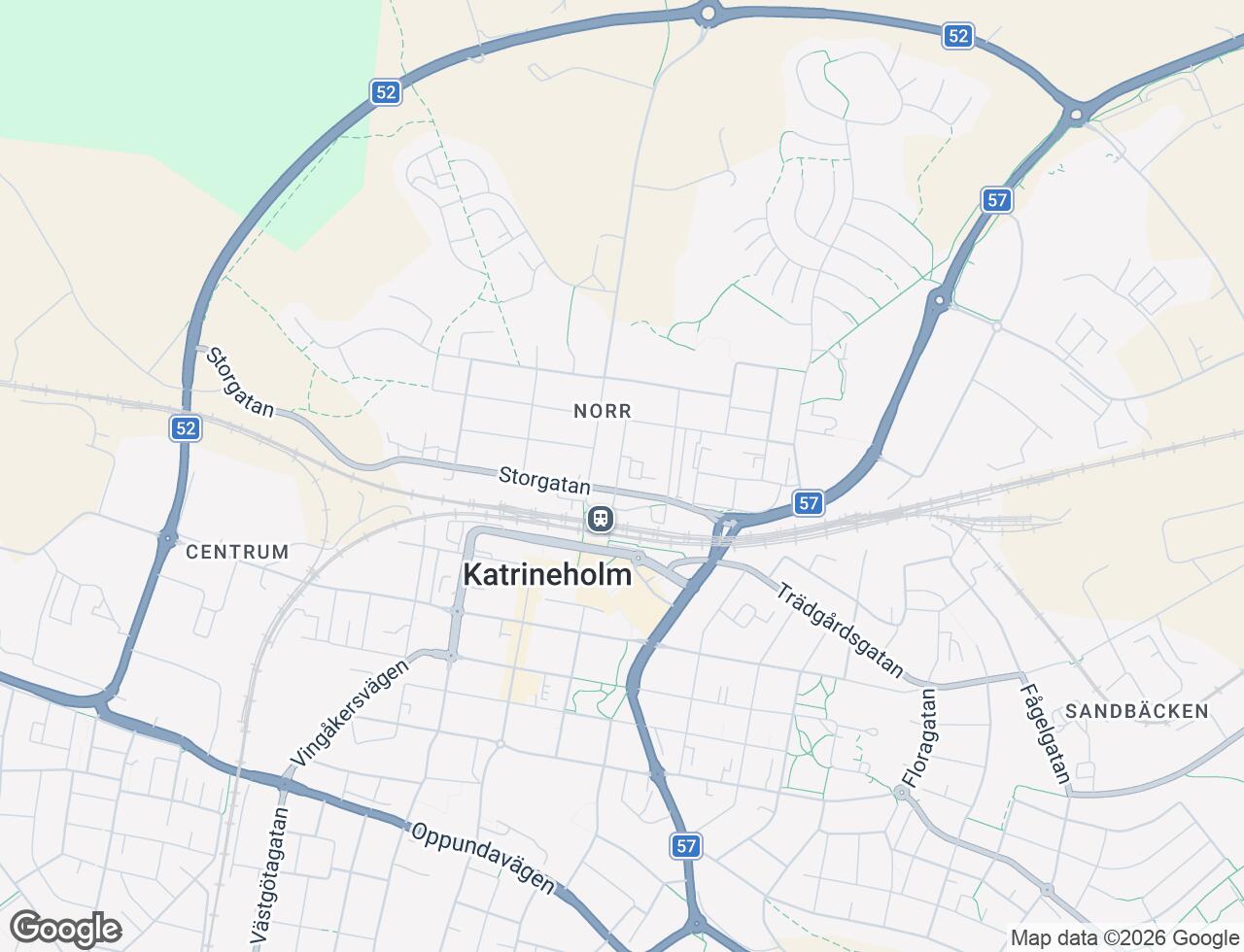 Karta över Tingshusgatan 4A i 45 Katrineholm