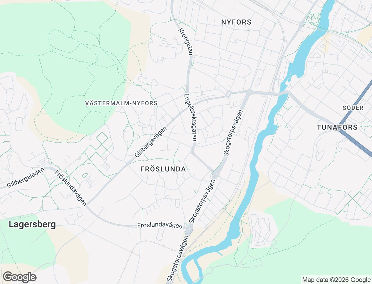 Karta över Sturegatan 20B i 30 Eskilstuna