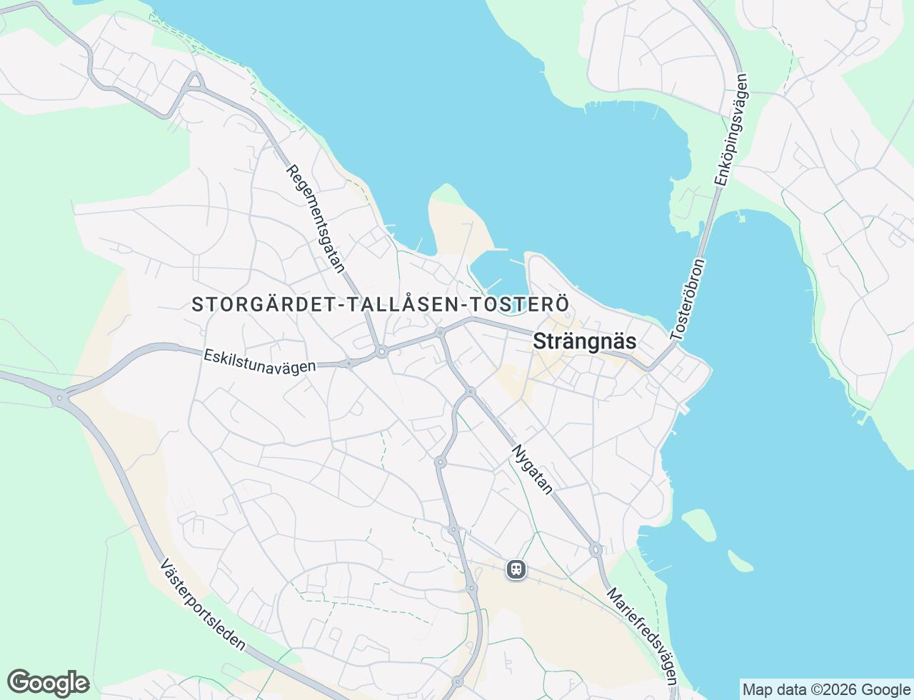 Karta över Nygatan 3B i 31 Strängnäs