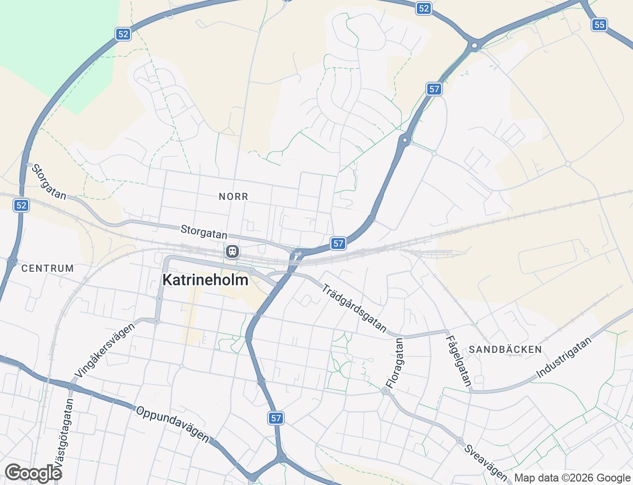 Karta över Brogränd 2F i 45 Katrineholm