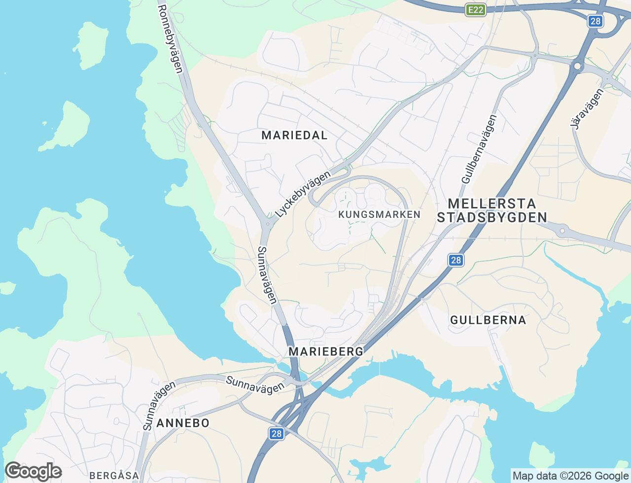 Karta över Kungsmarken i 97