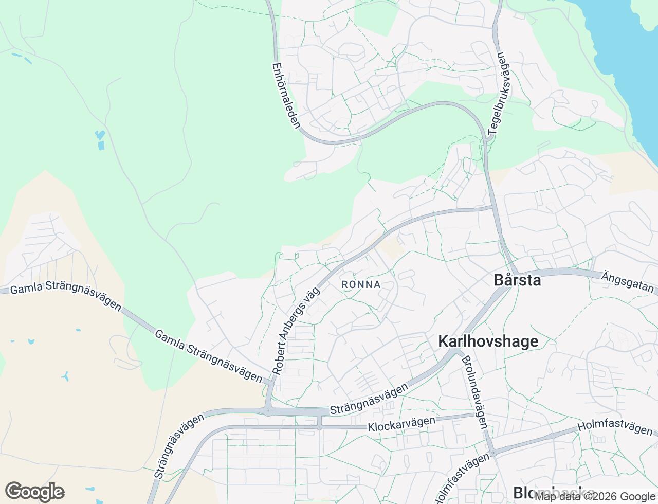 Karta över Klövjevägen 1 i 54 Södertälje