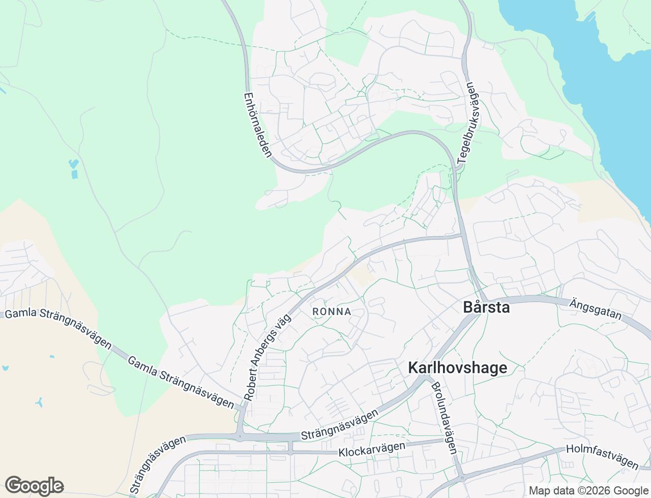 Karta över Svedjevägen 9 i 54 Södertälje