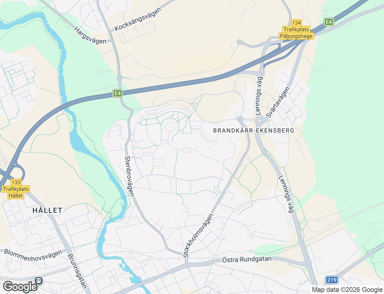 Karta över Mariebergsvägen 73 i 66 Nyköping
