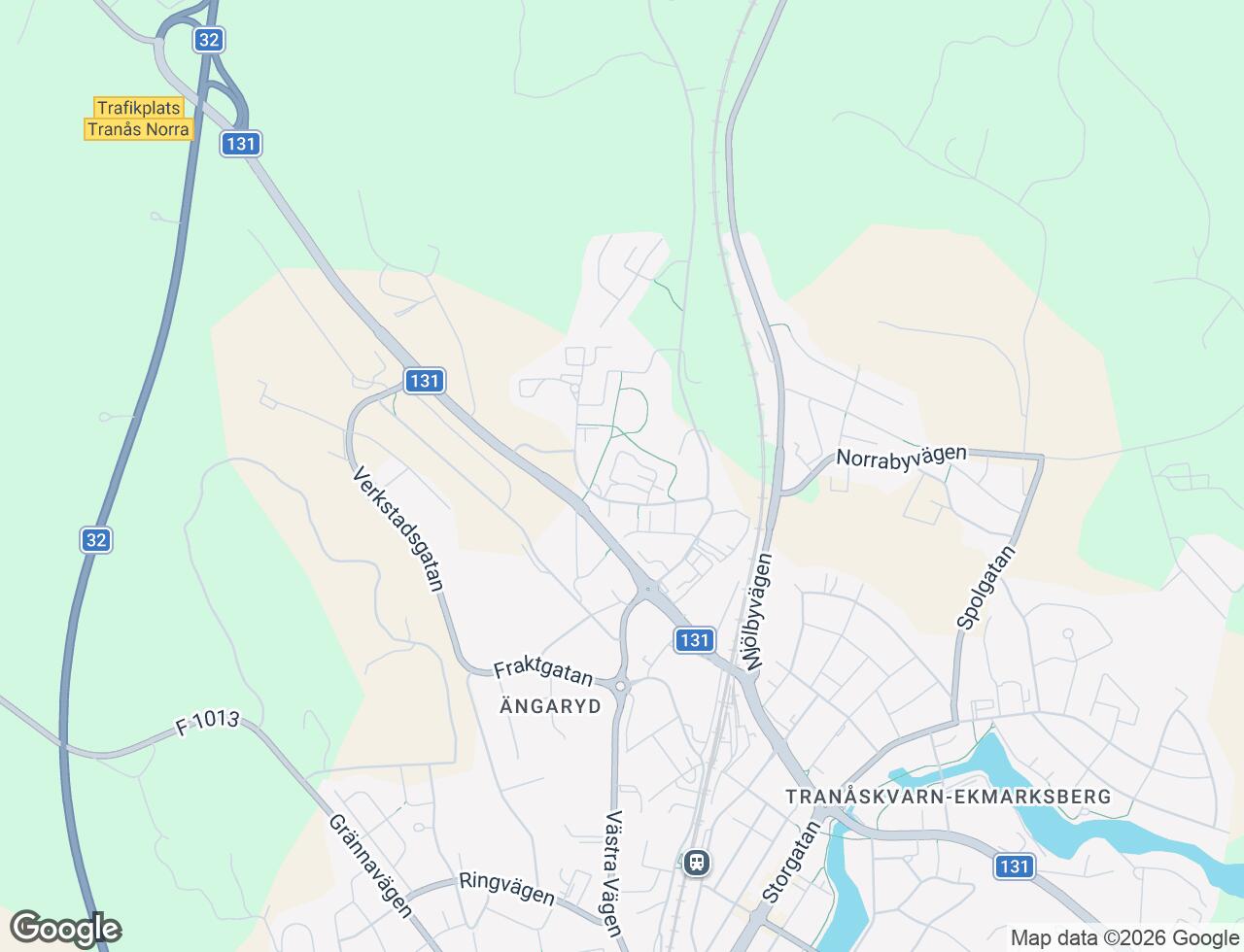 Karta över Beckhemsvägen 6E i 42 Tranås