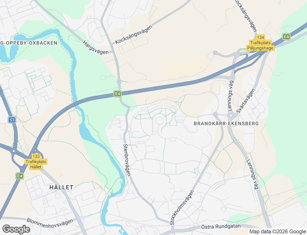 Karta över Mariebergsvägen 11 i 66 Nyköping