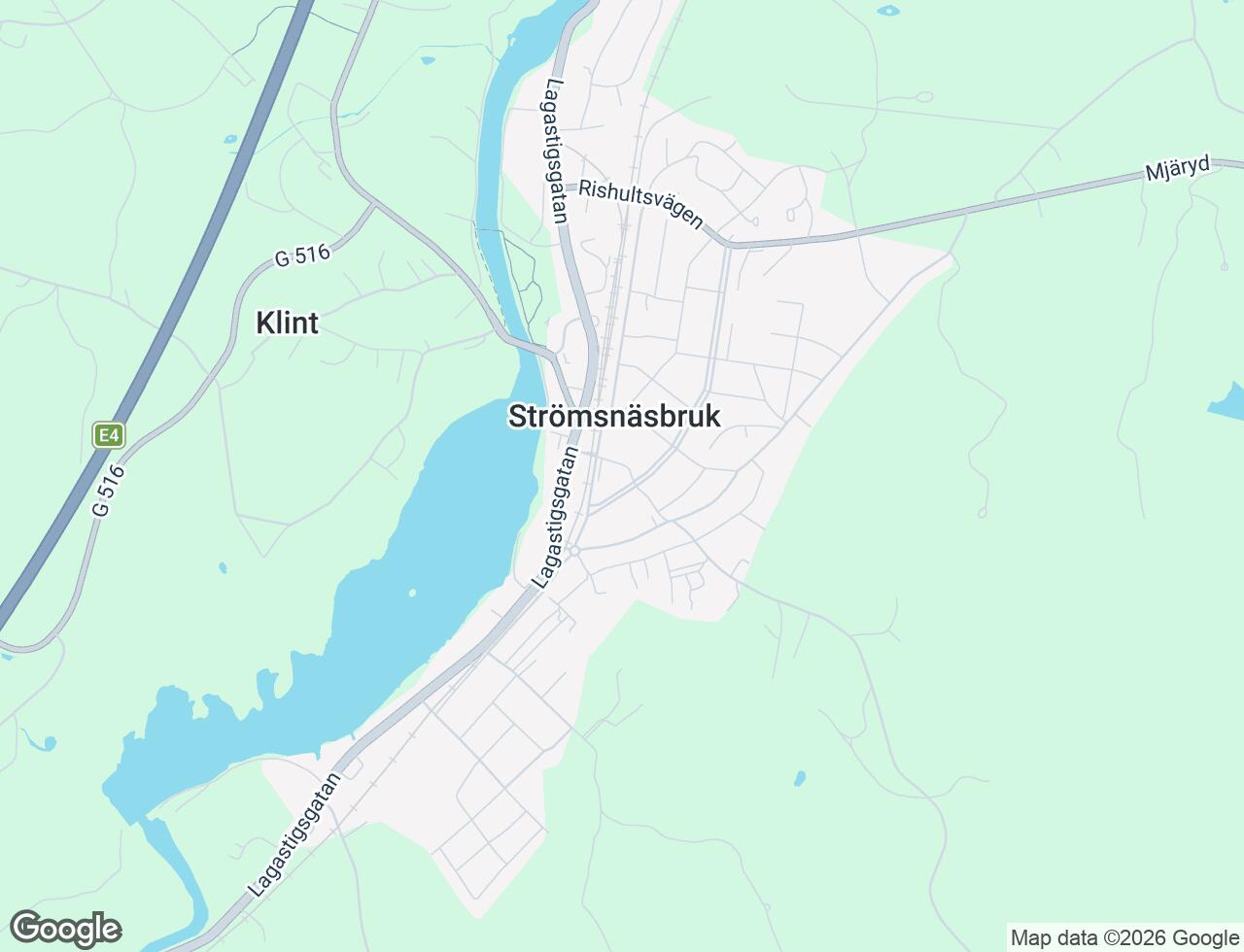 Karta över Hermelinsvägen 6C i 31 Strömsnäsbruk