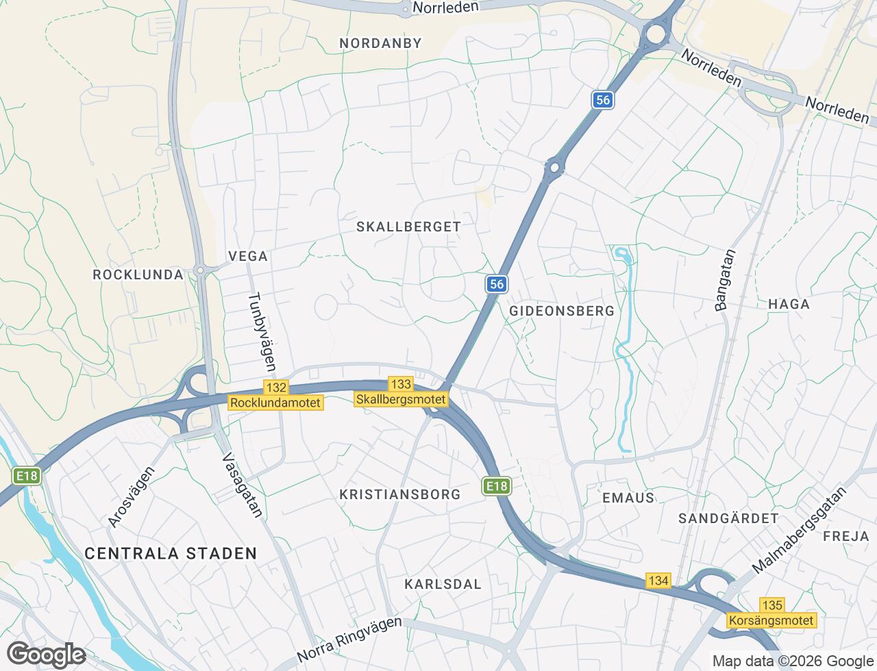 Karta över Skallbergsgatan 10D i 21 Västerås