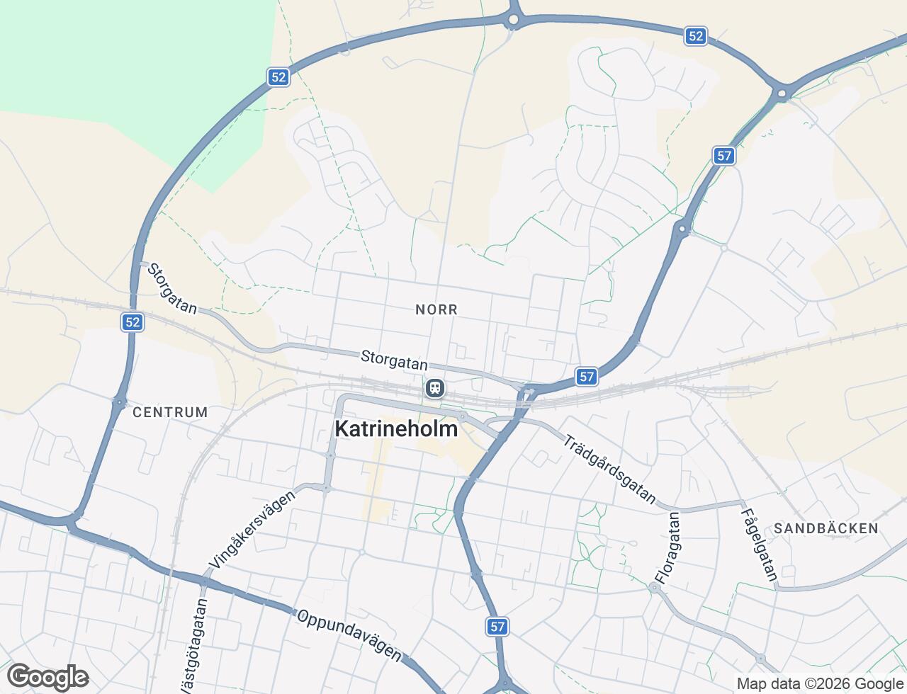 Karta över Tingshusgatan 4E i 45 Katrineholm