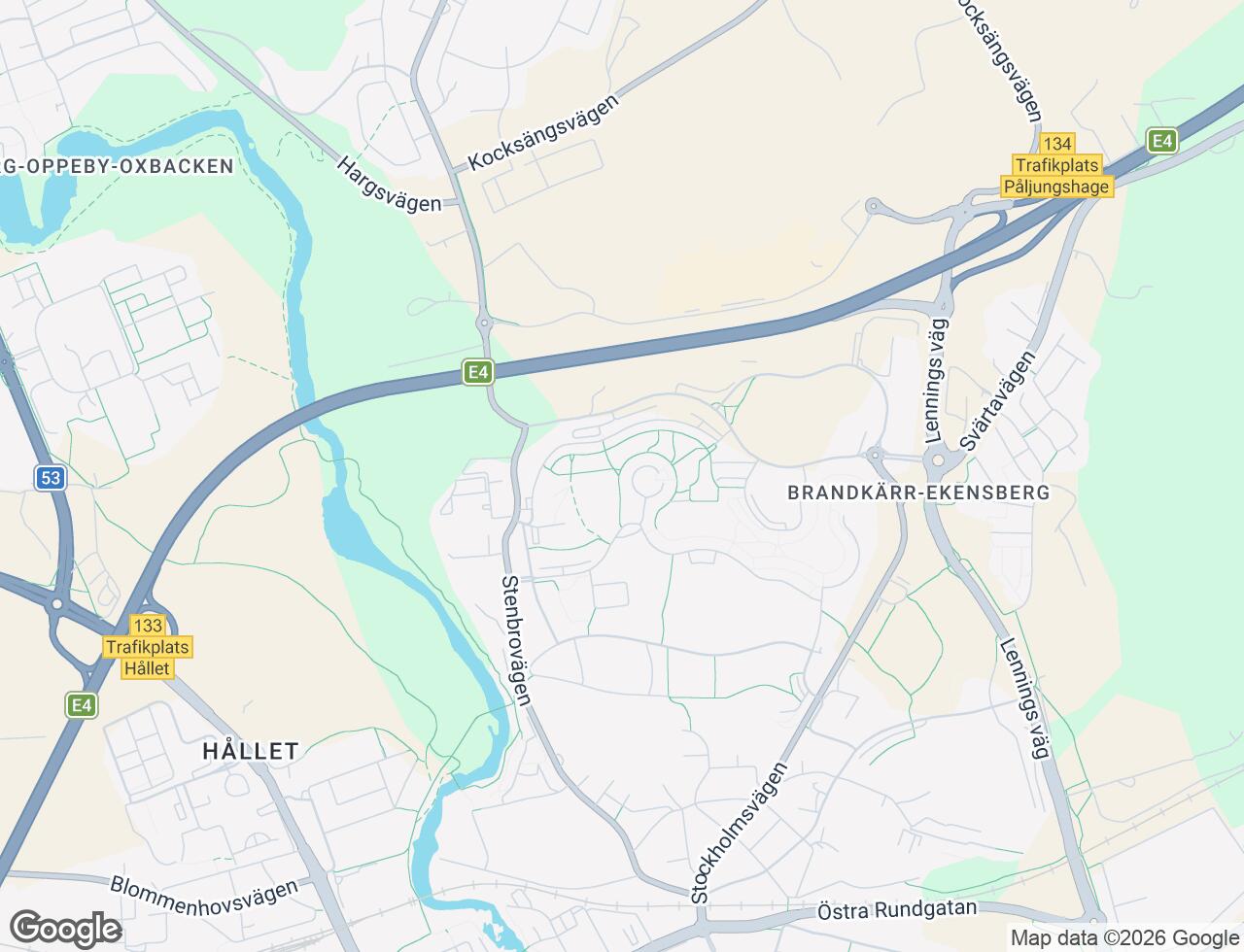 Karta över Mariebergsvägen 9 i 66 Nyköping