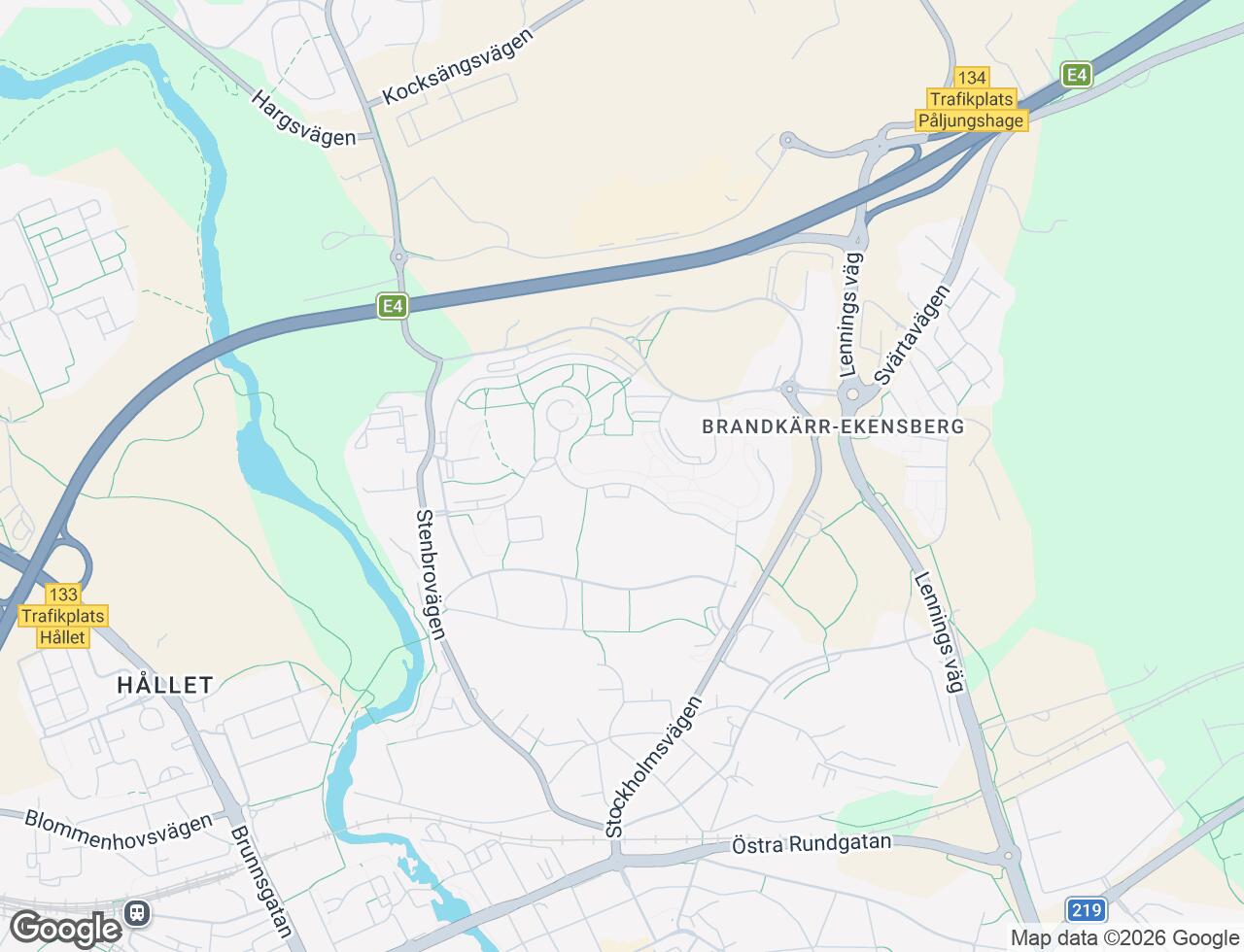 Karta över Mariebergsvägen 69 i 66 Nyköping