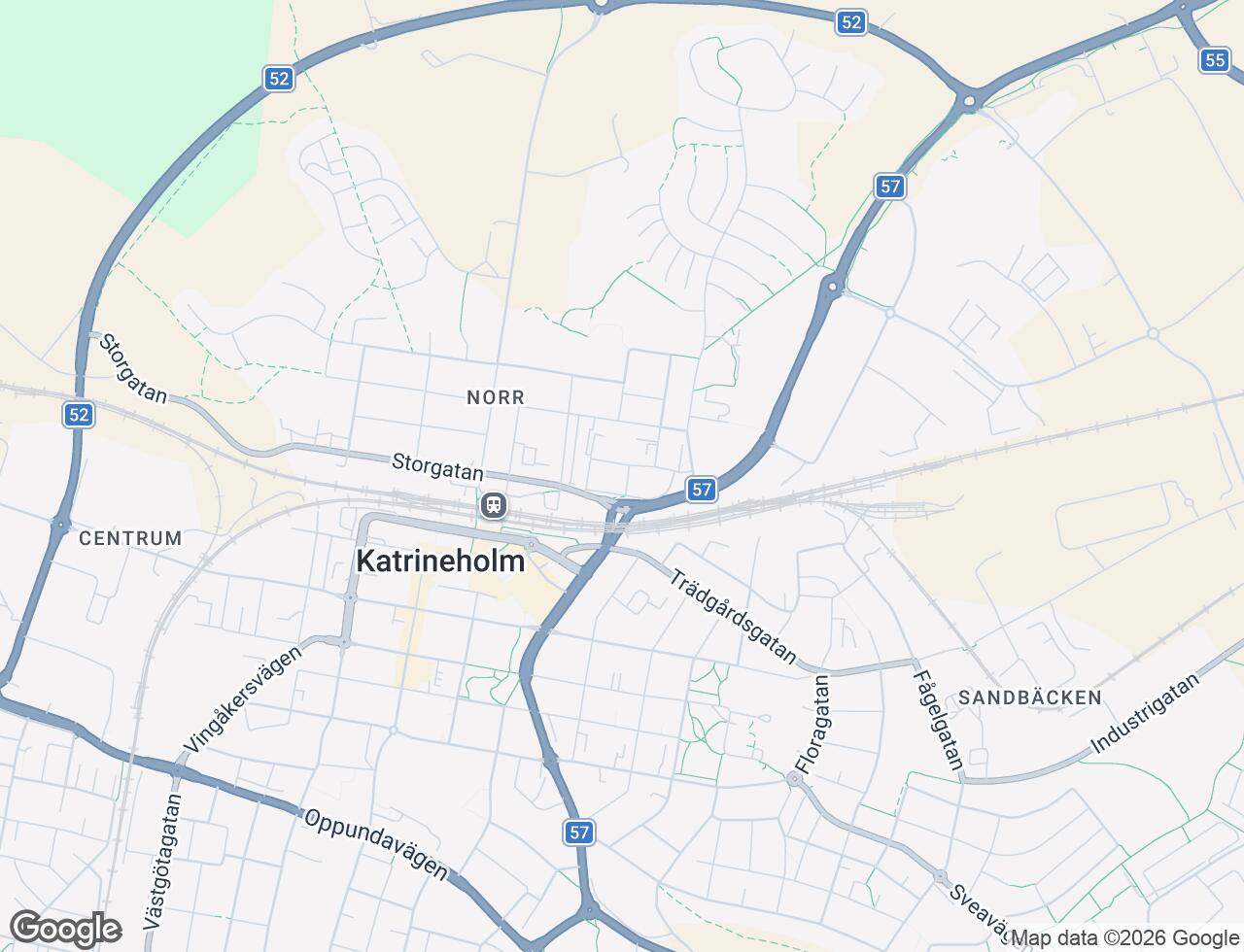 Karta över Brogränd 1E i 45 Katrineholm