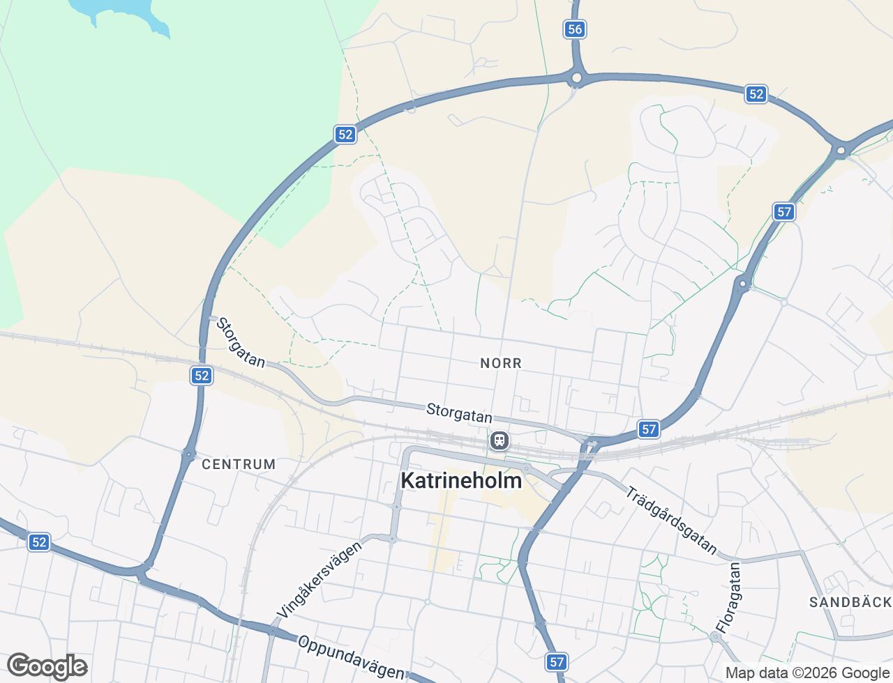 Karta över Gersnäsgatan 13 i 46 Katrineholm