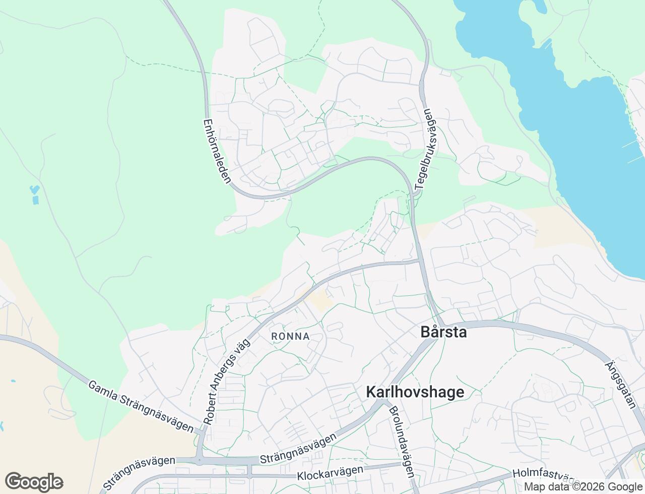 Karta över Rösvägen 3 i 53 Södertälje