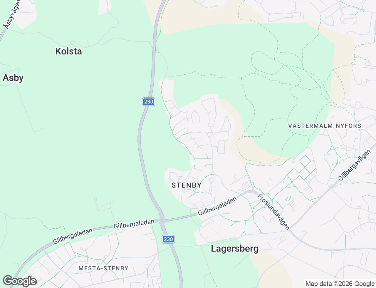 Karta över Diamantgången 1 i 34 Eskilstuna