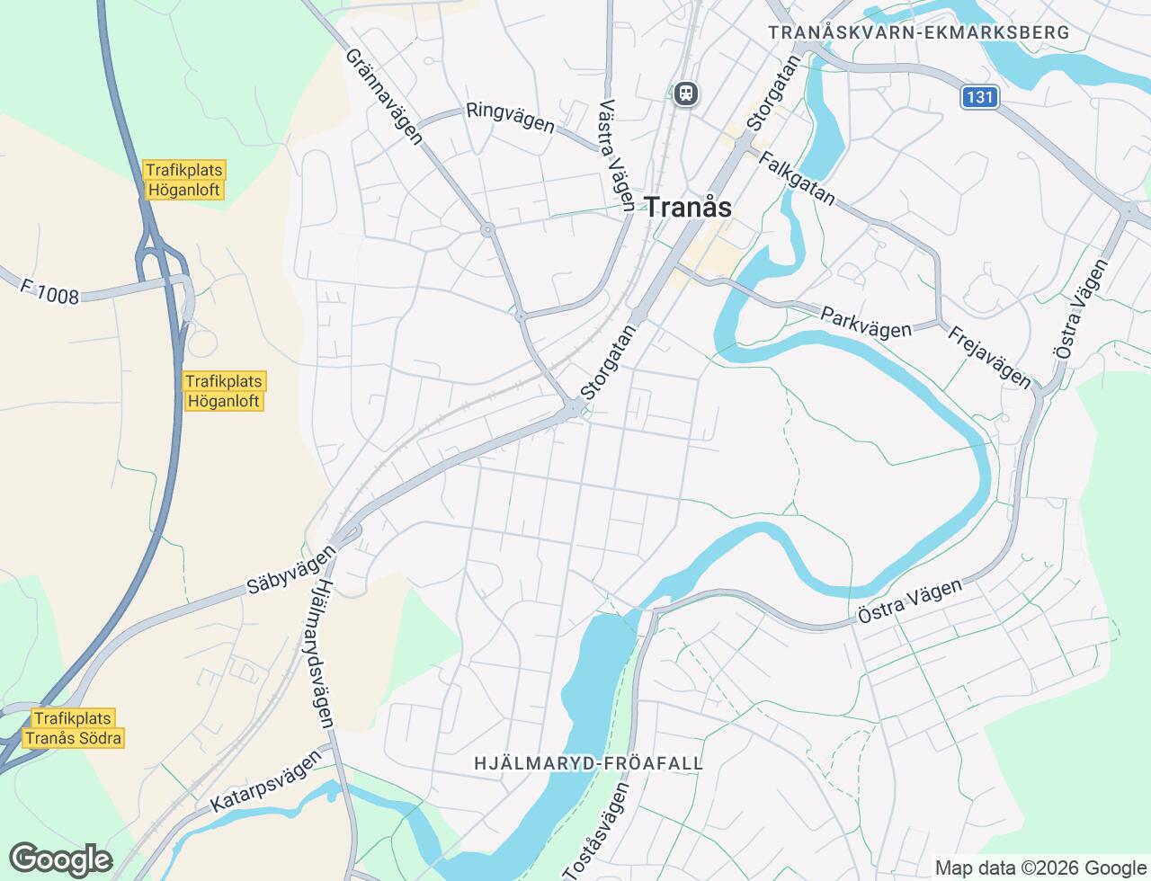 Karta över Sveagatan 4D i 39 Tranås
