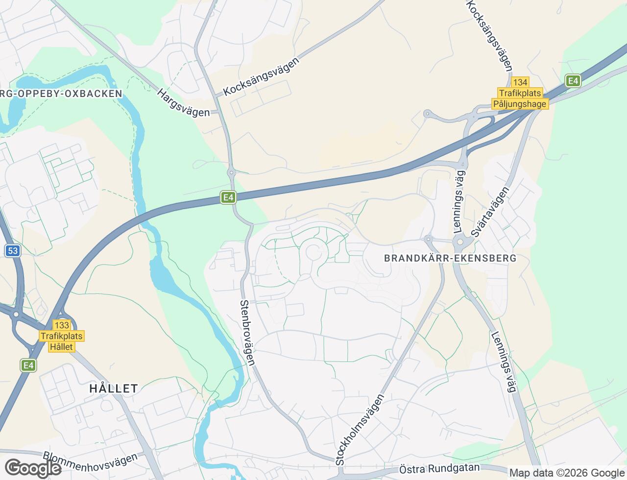 Karta över Mariebergsvägen 21 i 66 Nyköping