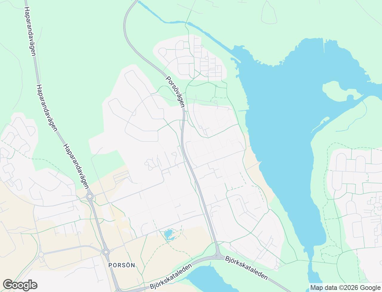 Karta över Docentvägen 97 i 52 Luleå