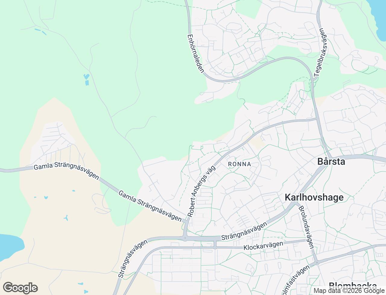 Karta över Klövjevägen 23 i 54 Södertälje