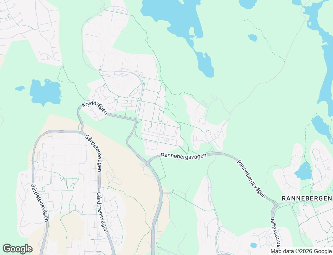 Karta över Kummingatan 82 i 43 Angered